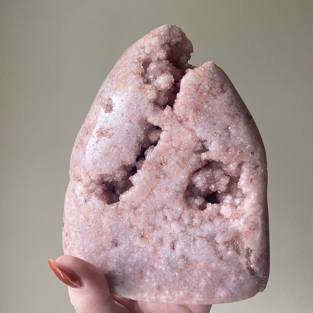 Pink Amethyst Freeform Crystal